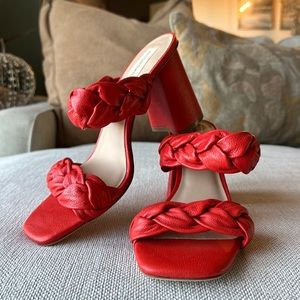 Antonio Melani, braided slip on sandals